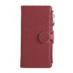 Red Leather Wallet Phone Case for Redmi Note 12 Pro 5G with Strap - 2
