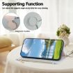Redmi 13C Sky Blue Leather Wallet Phone Case with Crossbody Strap - 5