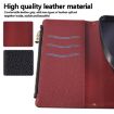 Redmi 13C Leather Phone Case with Crossbody Strap - Black Wallet Cover - 9
