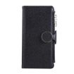 Redmi Note 14 5G Leather Wallet Case with Crossbody Strap - Black - 2