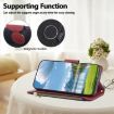 Redmi Note 14 Pro 5G Leather Wallet Case with Crossbody Strap - Black - 5