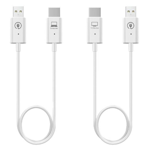 Measy AM18051 HDMI Wireless Transmitter Receiver Cable - White - 1
