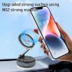 XZK102 Gun Metal Folding Magnetic Car Phone Holder Vacuum Adsorption - 2