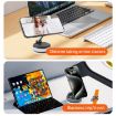 XZK103 Gun Metal Folding Magnetic Car Phone Holder Vacuum Adsorption - 7