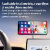 XZK103 Silver Folding Magnetic Car Phone Holder - Vacuum Adsorption - 6