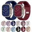 Leopard Silicone Watch Band for Apple Watch 42/41/40/38mm - Pink Sand - 5