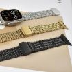 Apple Watch Mesh Magnetic Stainless Steel Band 46/49/45/44mm Starlight - 4