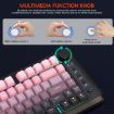 HXSJ L400 Wireless RGB Light Keyboard, 81 Keys, Blue White Red - 5