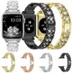 Apple Watch 42-49mm Diamond Jewelry Stainless Steel Band (Silver) - 2
