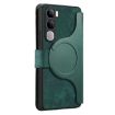 Vivo V40 Lite/V30e Green Leather MagSafe RFID Wallet Phone Case - 3