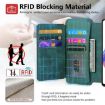 Vivo V40 Lite/V30e Green Leather MagSafe RFID Wallet Phone Case - 9
