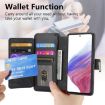 Vivo V50 Case Neo MagSafe RFID Zipper Wallet Leather Black - 8
