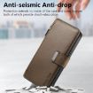Vivo Y19s 4G Case: MagSafe RFID Zipper Wallet Leather (Brown) - 4