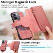 Vivo Y300+/Y200 Pro Pink Leather MagSafe RFID Wallet Phone Case - 7