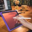 Samsung Galaxy Tab S10 FE+ Shockproof Silicone Hybrid Case Black Purple - 8