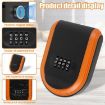 Orange Car Magnetic Password Box Key Tool Storage Case - 4