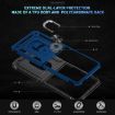 Samsung Galaxy Z Flip7 5G Shockproof Blue TPU + PC Case with Holder - 3