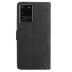 Samsung Galaxy S20 Ultra 5G Black Rose Embossed Leather Phone Case - 2