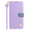 OPPO A5/A3 Global Leather Phone Case with Hand Strap - Purple - 2