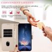 OPPO A58 4G Global Leather Phone Case with Hand Strap - Apricot - 6