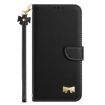 OPPO A77/A57 4G Global Leather Phone Case with Hand Strap - Black - 2