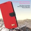 OPPO Reno14 5G Red Leather Phone Case with Metal Bow & Hand Strap - 4