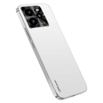 Realme GT 7 Pro AG Frosted Electroplating Acrylic Case - Silver White - 1