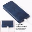 Huawei Pura 80 Pro 5G Blue Magnetic Flip Leather Phone Case with Buckle - 6