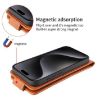 Huawei Pura 80 Ultra 5G Brown Magnetic Flip Leather Phone Case with Buckle - 5