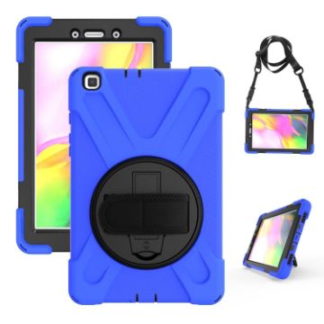 Samsung Tab A 8.0 (2019) T290/T295 Shockproof Case with Holder - Blue - 1