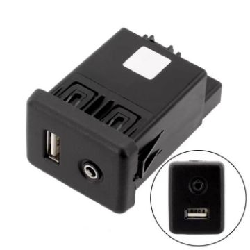 Chevrolet Cruze/Malibu/Regal AUX USB Socket Connector Switch Black - 1