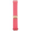 Magnetic Buckle 20mm Pink Knitted Nylon Watch Band - Breathable Strap - 2