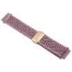 22mm Smoky Purple Magnetic Buckle Knitted Nylon Watch Band - 3