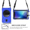Samsung Galaxy Tab Active 2 8.0 Shockproof Case with Holder & Strap (Blue) - 3
