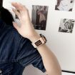 Kalebol 22mm Nylon Loop Fastener Denim Watch Band - Cement Yellow - 4