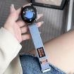 Kalebol 22mm Universal Nylon Loop Denim Watch Band - Light Blue - 2