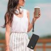 Realme 13/12/C65 5G Black Leather Phone Case with Hand Strap - 7