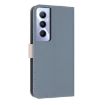 Realme C65 4G Global Leather Phone Case with Hand Strap - Light Blue - 3