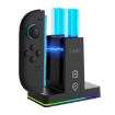 iPega Vertical Charging Station for Nintendo Switch & 2 Joy-Pads - Black - 3