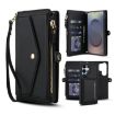 Samsung Galaxy S25 Ultra 5G Wallet Leather Phone Case with Lanyard - 1