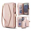 Samsung Galaxy S25 Ultra 5G Wallet Leather Phone Case with Lanyard - 1