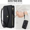 Samsung Galaxy S25 5G Wallet Detachable Leather Phone Case with Lanyard - 8