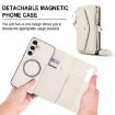 Samsung Galaxy S24+ 5G Wallet Leather Phone Case with Lanyard - White - 2
