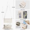 Samsung Galaxy S24 FE 5G Wallet Leather Phone Case with Lanyard - White - 7