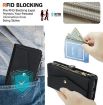 Samsung Galaxy S24 FE 5G Wallet Leather Phone Case with Lanyard (Black) - 5