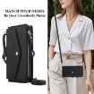 Samsung Galaxy S24 FE 5G Wallet Leather Phone Case with Lanyard (Black) - 6