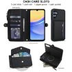 Samsung Galaxy A36 5G Wallet Detachable Leather Phone Case Black - 4