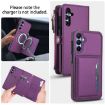 Samsung Galaxy A55 5G Wallet Leather Phone Case with Lanyard, Purple - 3