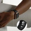Apple Watch Series 10 46mm Dark Blue Silicone Band with TPU Case - 4