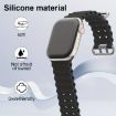 Apple Watch 44mm/45mm Ocean Silicone Band & Case (Grey) - 5